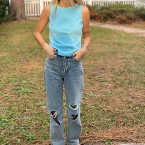 Vintage Blue Tank Top